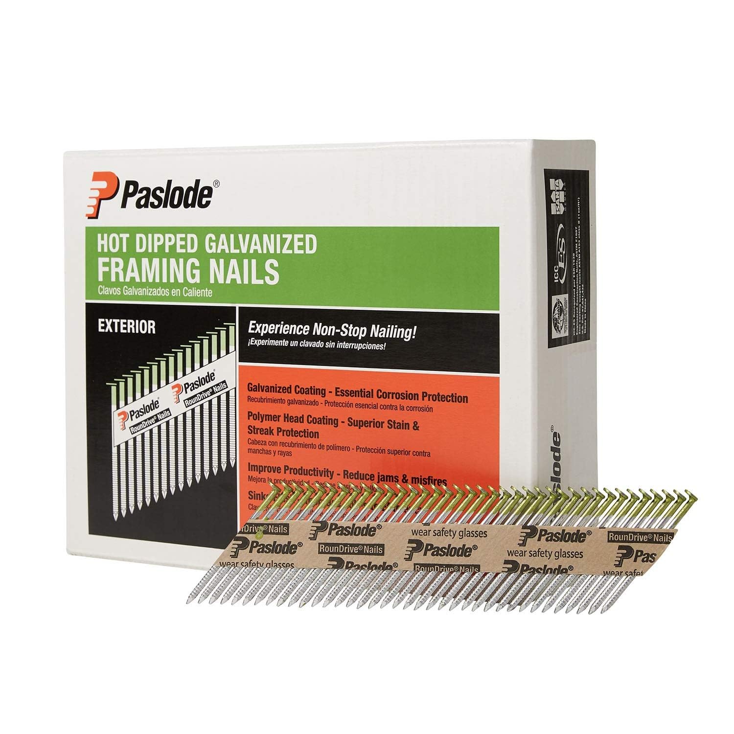 Paslode Galvanized Framing Nails - 2000 Count -1 Paslode Galvanized Framing Nails - 2000 Count -1