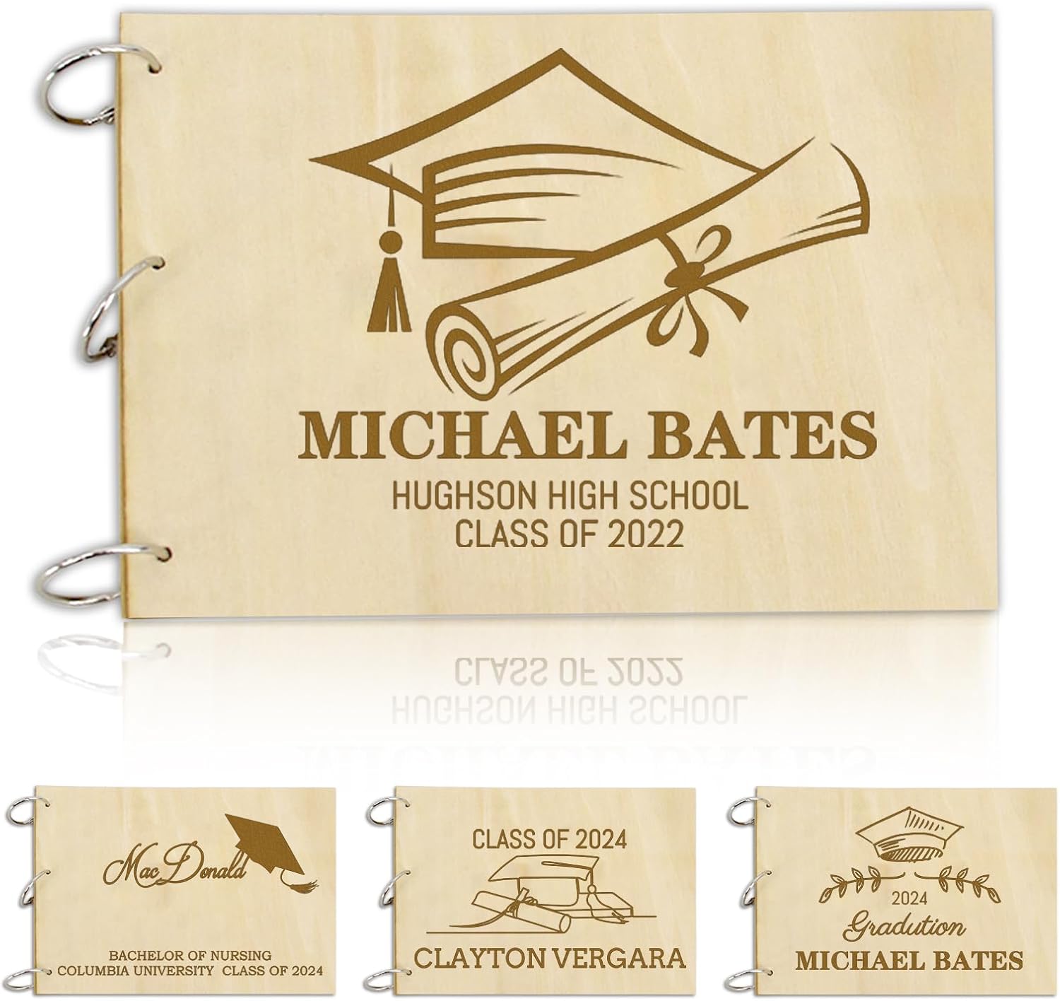 UBMPJ Personalized Guest Book Custom Graduation Guest Book