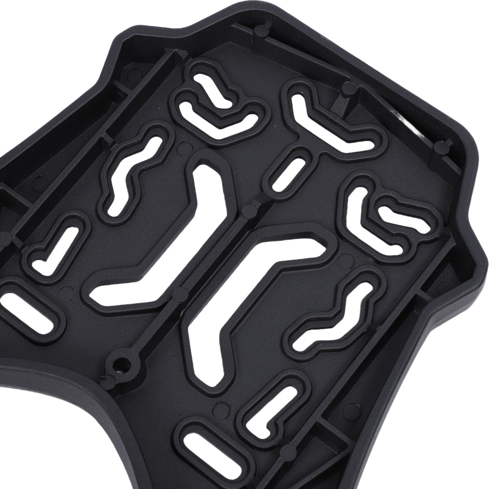 Generic Bagażnik Tylny Motocykla Matowy Czarny Polerowany Trwałe Wsparcie dla Nmax155 2020-2025 z Dodatkowym Miejscem do Przechowywania