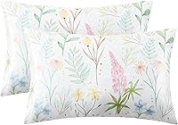 Vista 10 de EXQ Home - Funda de almohada de satén para cuidar el cabello y la piel, tamaño estándar, de seda con estampado negro, juego de 2 fundas con cierre