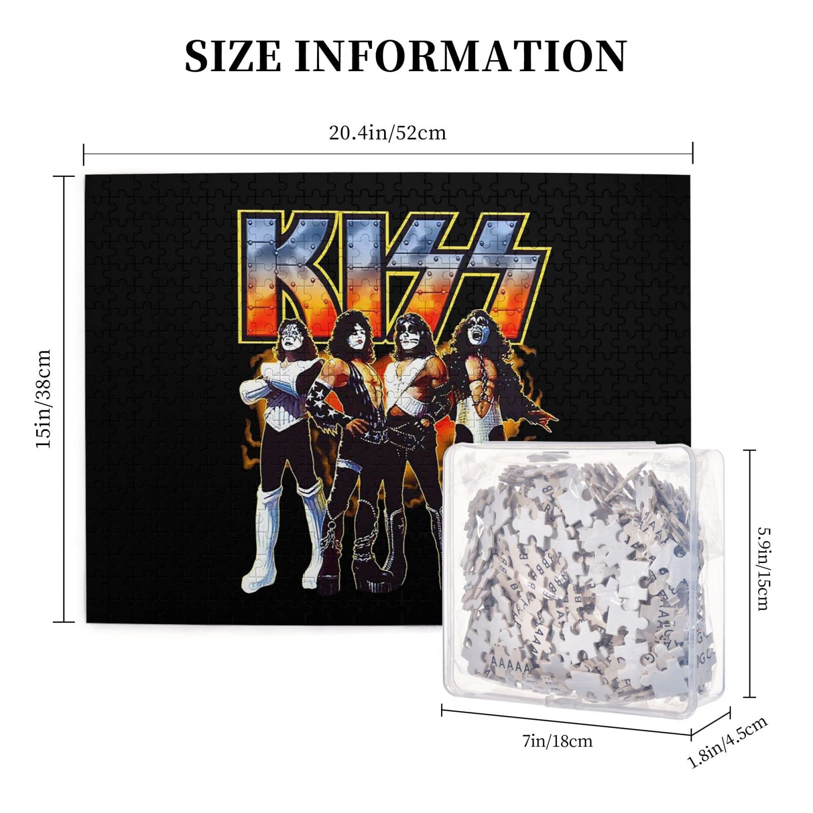 Amazon.co.jp: ジグソーパズル キッス KISS キス 500ピース 木製