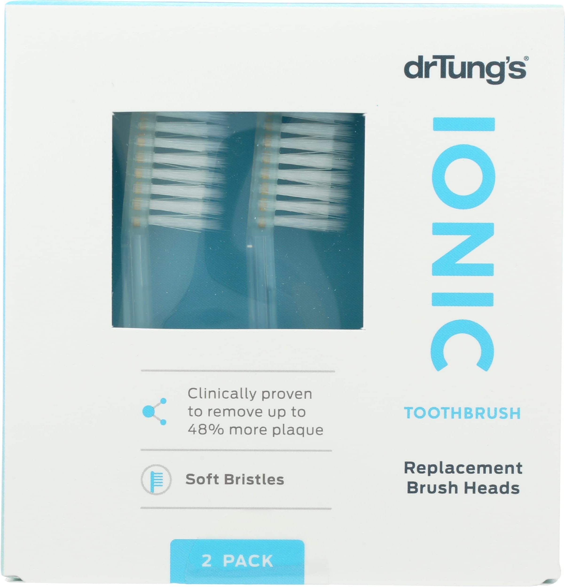 Dr. Tung's Ionic Hygienic Replacement Brush Heads