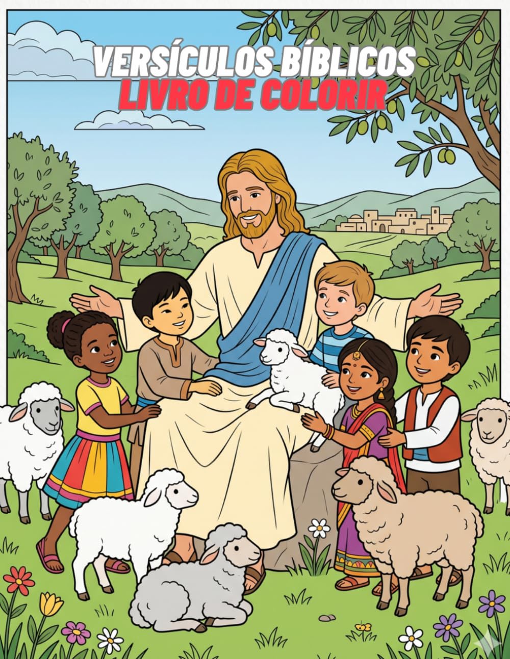 Versículos Bíblicos: Livro de Colorir