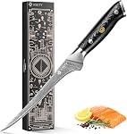 Damascus Knife Set 3 PCS: Ultra-Sharp Professional Chef Knife Set, Japanese Kitchen Knives with VG10 Steel Core, Full Tang G10 Handle, Elegant Box