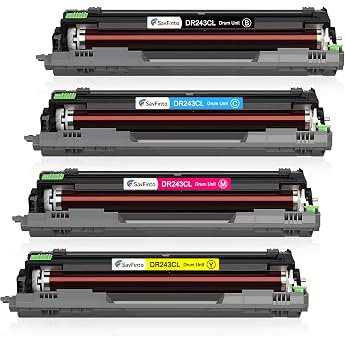 DR243CL DR-243CL Drum Units Compatible with Brother DCP-L3510CDW DCP-L3550CDW HL-L3210CW HL-L3230CDW HL-L3270CDW MFC-L3710CW MFC-L3730CDN MFC-L3750CDW MFC-L3750CDW MFC-L3750CDW MFC-L37750CDW MFC-L70CDWW B K/C/M/Y 4 Pieces