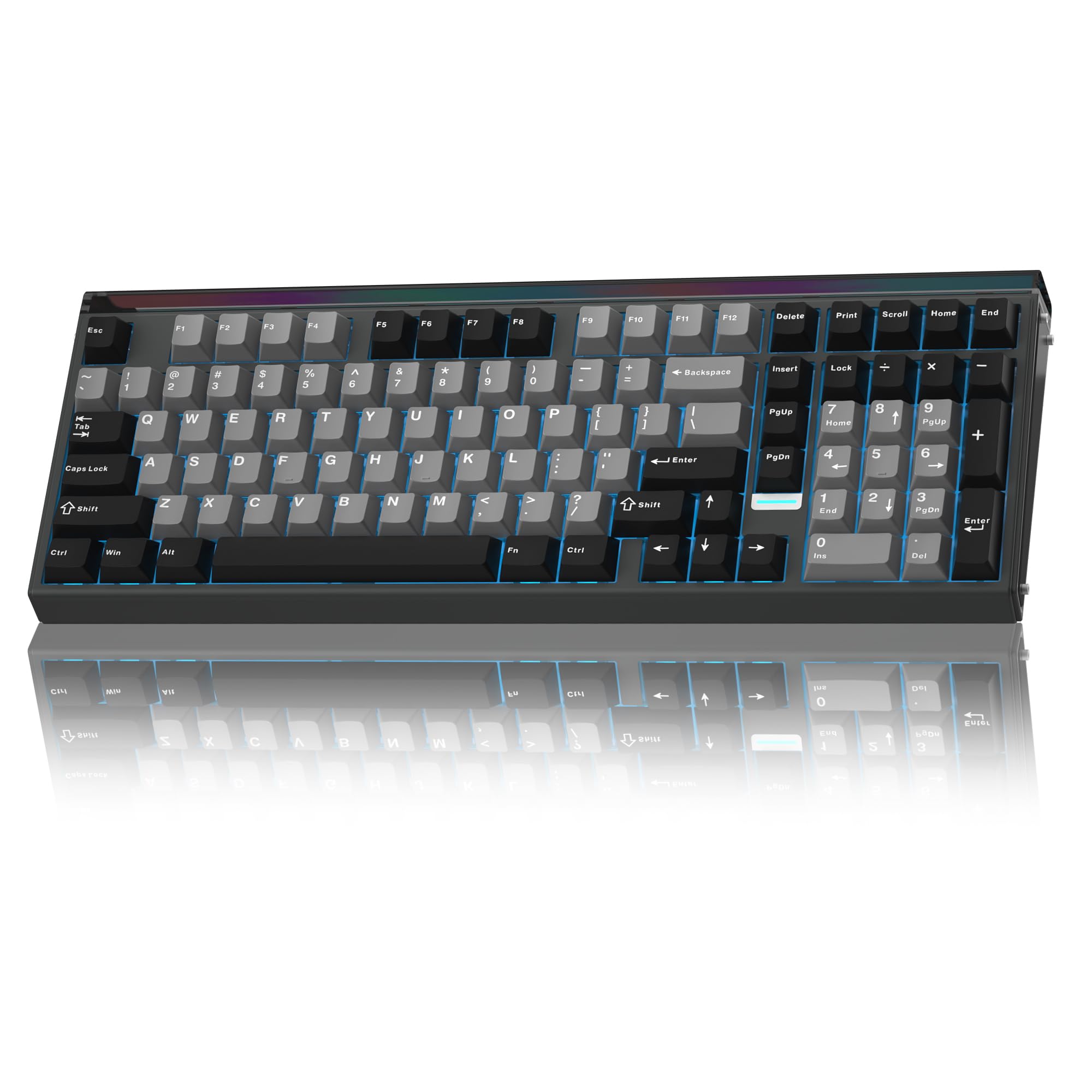 Aula Hero 99 Wired Gaming Keyboard, Hall Effect Switch with Rapid Trigger Black Gray