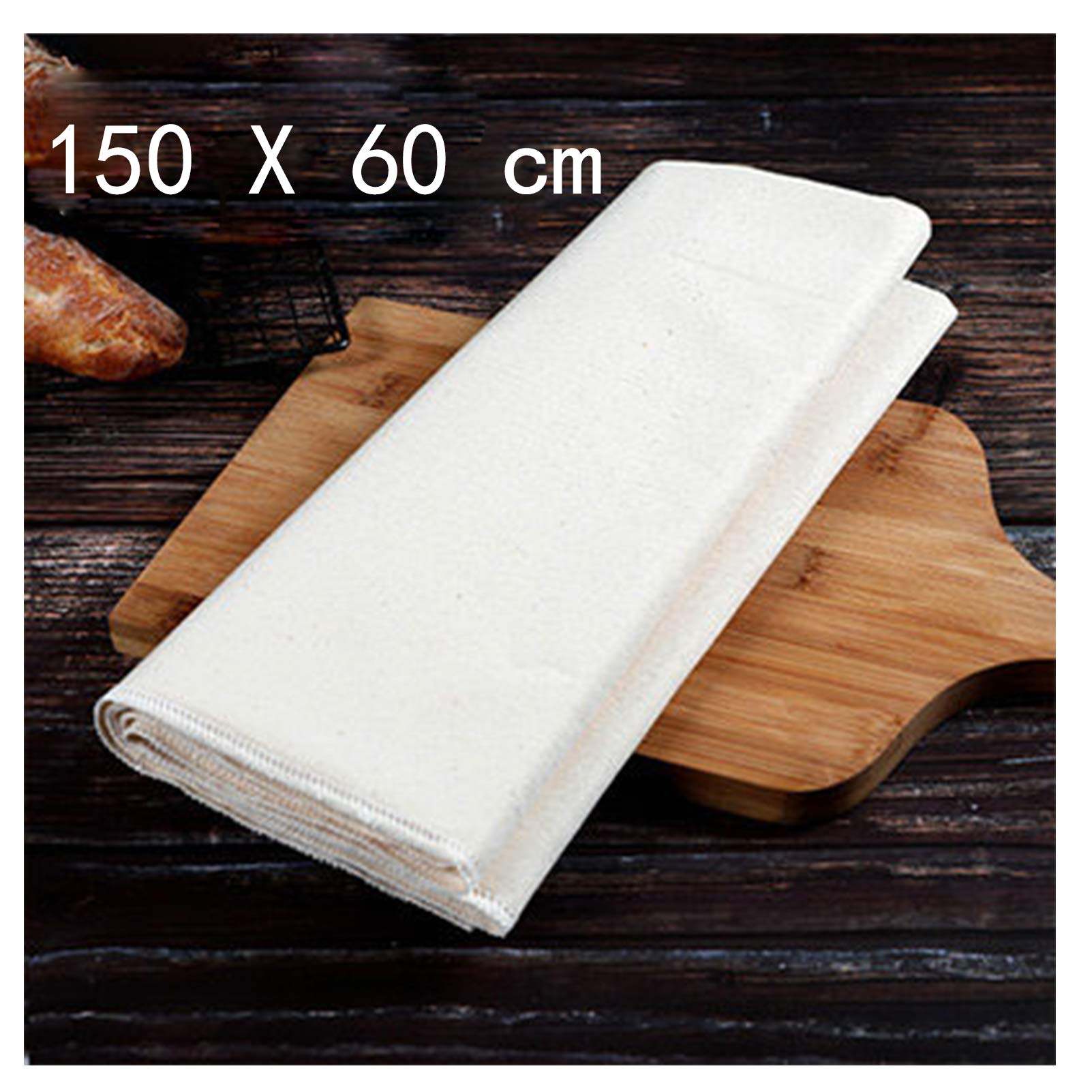 Bäckerleinen Teigtuch, brottuch Professionelles Gärtuch, Leinentuch zur Brot-Fementation, Teigbäckertuch, Baguettematte, Gebäck