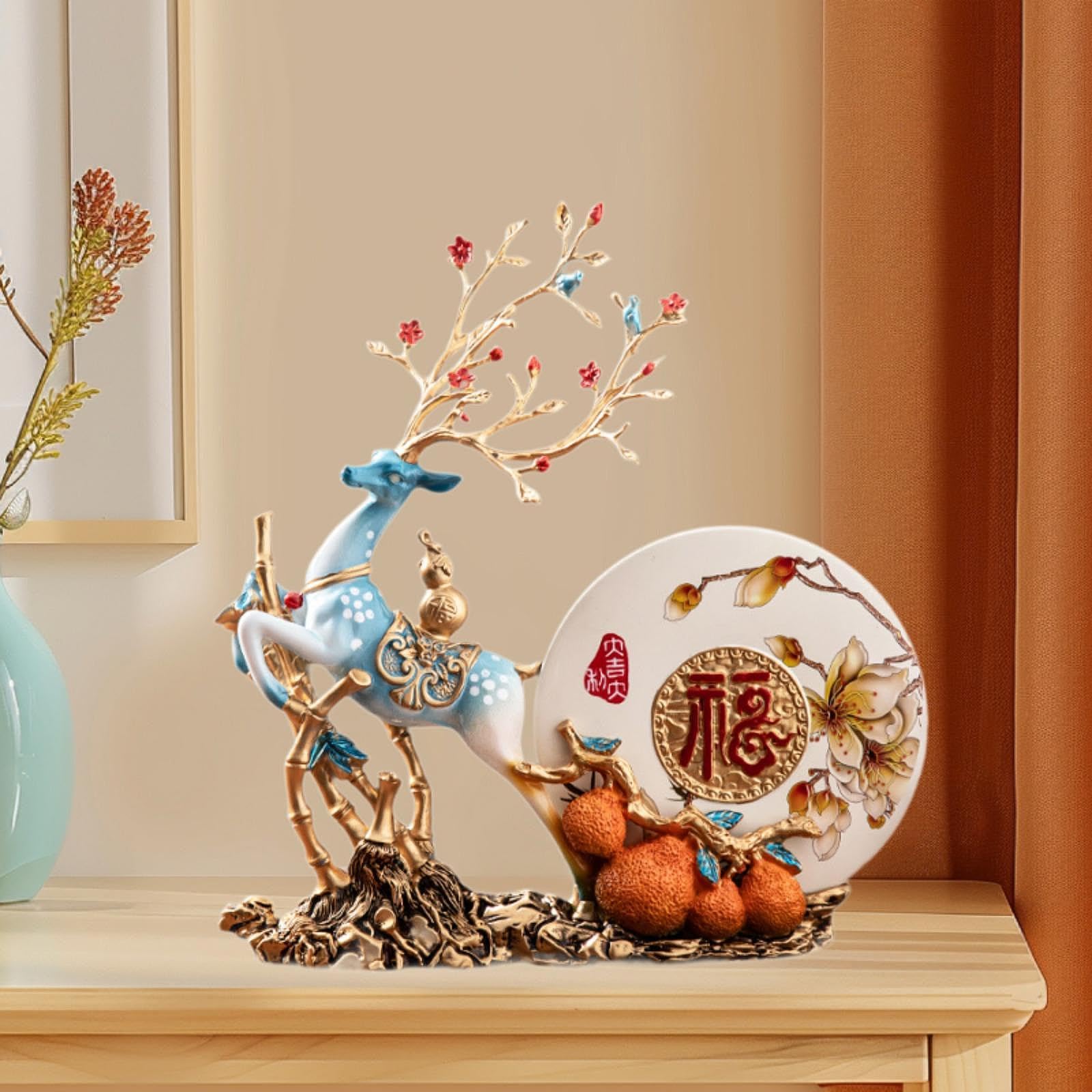 創造的な家のリビング装飾、陶磁器のニホンジカの置物9 創造的な家のリビング装飾、陶磁器のニホンジカの置物9