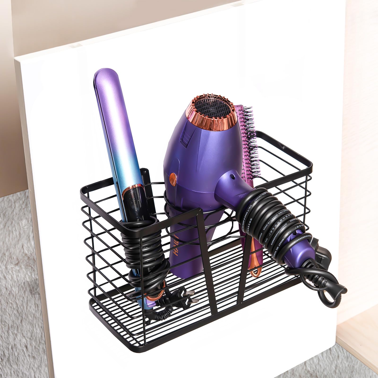 Hair Tools Hair Dryer Storage Under Sink Hair Tool Organizer
