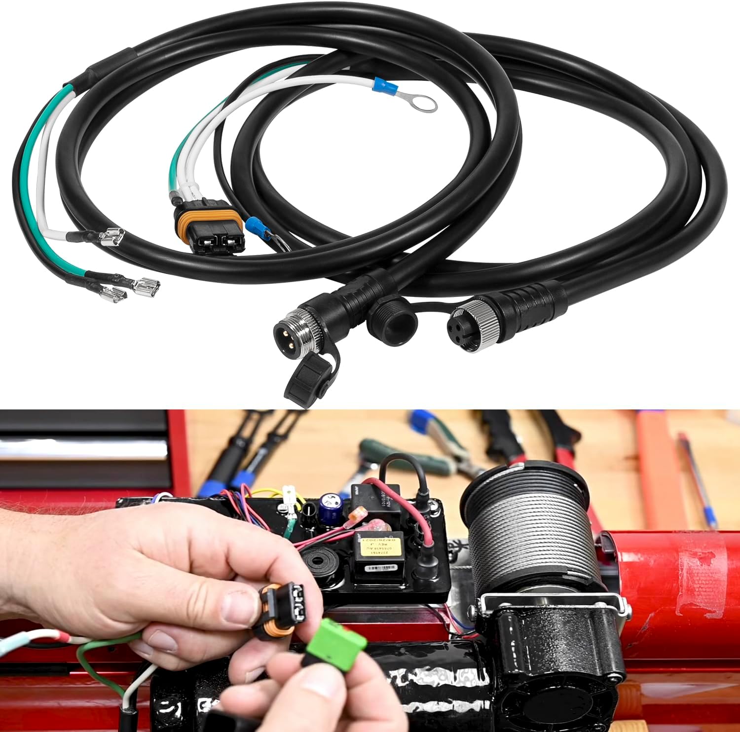 1810244 Quick Release Disconnect Plug for Talon Shallow Water Anchors, Waterproof Connector with Screw Lock Design, Part Number: 1810244