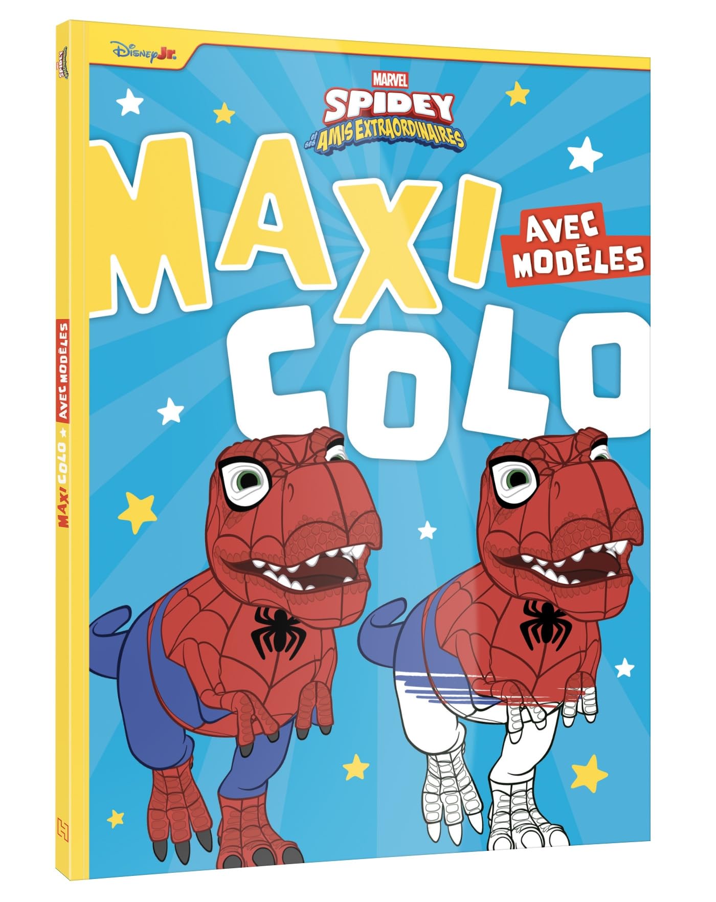 SPIDEY ET SES AMIS EXTRAORDINAIRES - Maxi Colo avec modèles - MARVEL