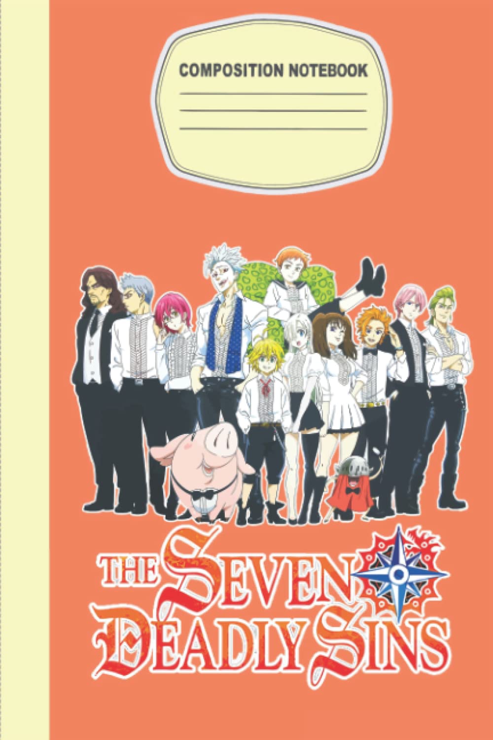 Seven Deadly Sins Notebook Merch: Seven Deadly Sins Art | Seven Deadly Sins Fanart | Composition Notebook | Diary | Notepad book | Planner Book Gamers ... Gifts in Work Office, Home, School...