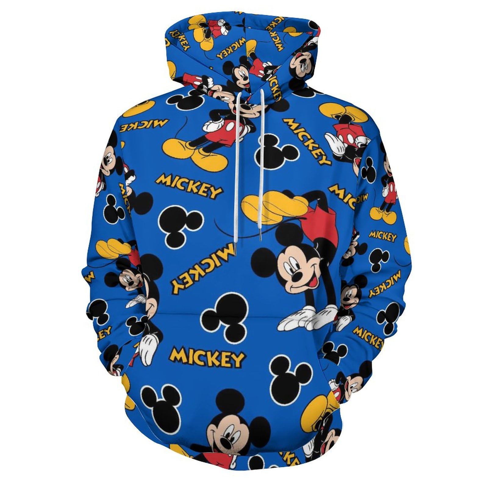 Amazon.co.jp: パーカー ミッキーマウス 青 プルオーバー メンズ