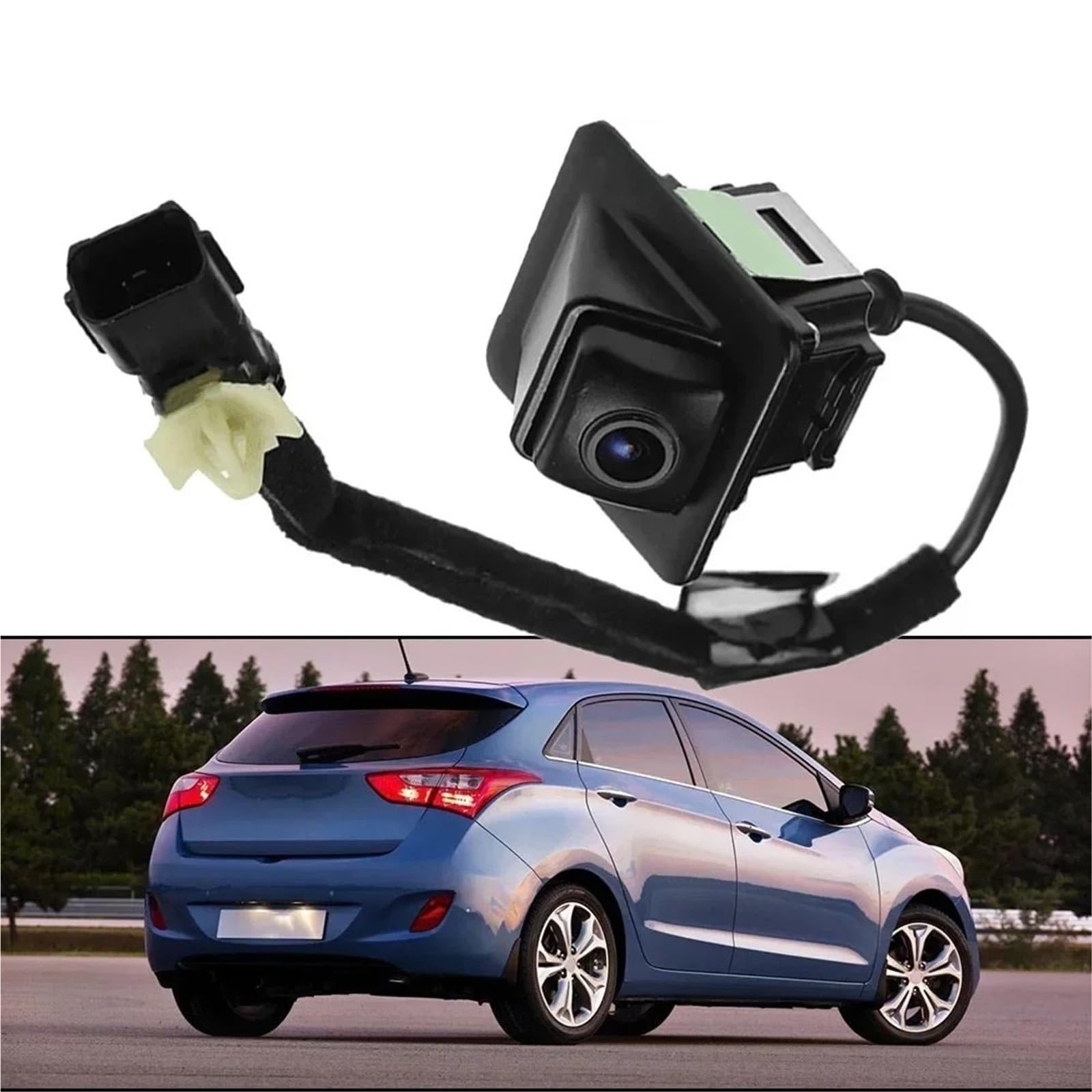 Tylna kamera samochodowa samochodowa kamera cofania zapasowa kamera parkingowa zamiennik do monitora cofania 95760-A6100 95760A6100 dla Hyundai I30 dla Elantra