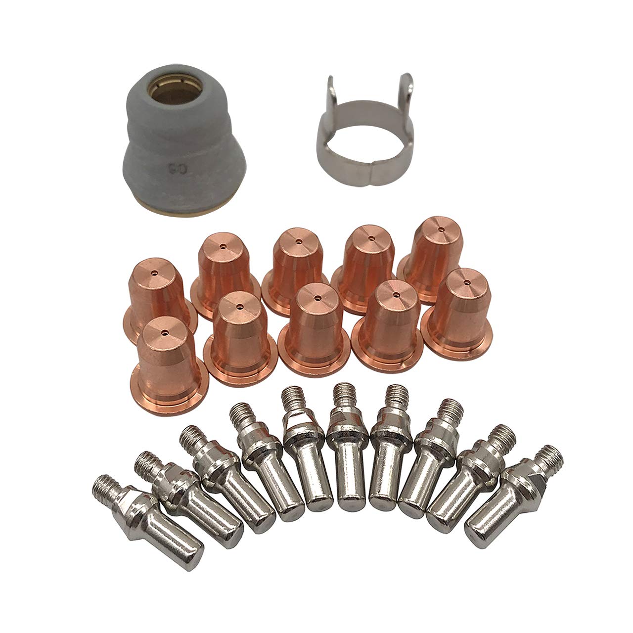 Buy Magiin 22pcs IPT60 PT60 IPT40 PT40 Plasma Cutter Torch Tip Electrode Shield Cap Stand Off