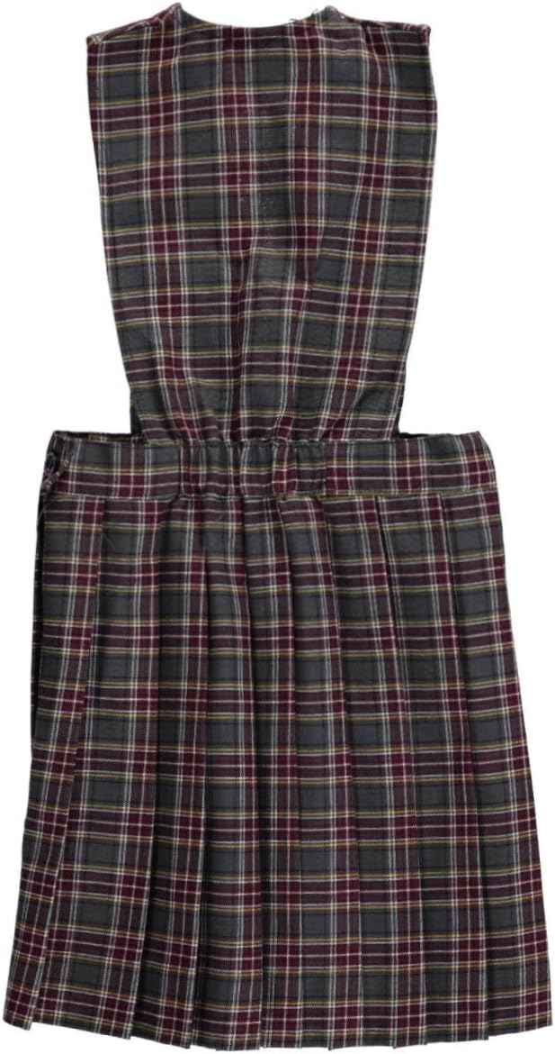 Cookie's Girls’ Jumper (Sizes 2-6X) Color: Gray/Green/Gold *Plaid #1a* Size: 2