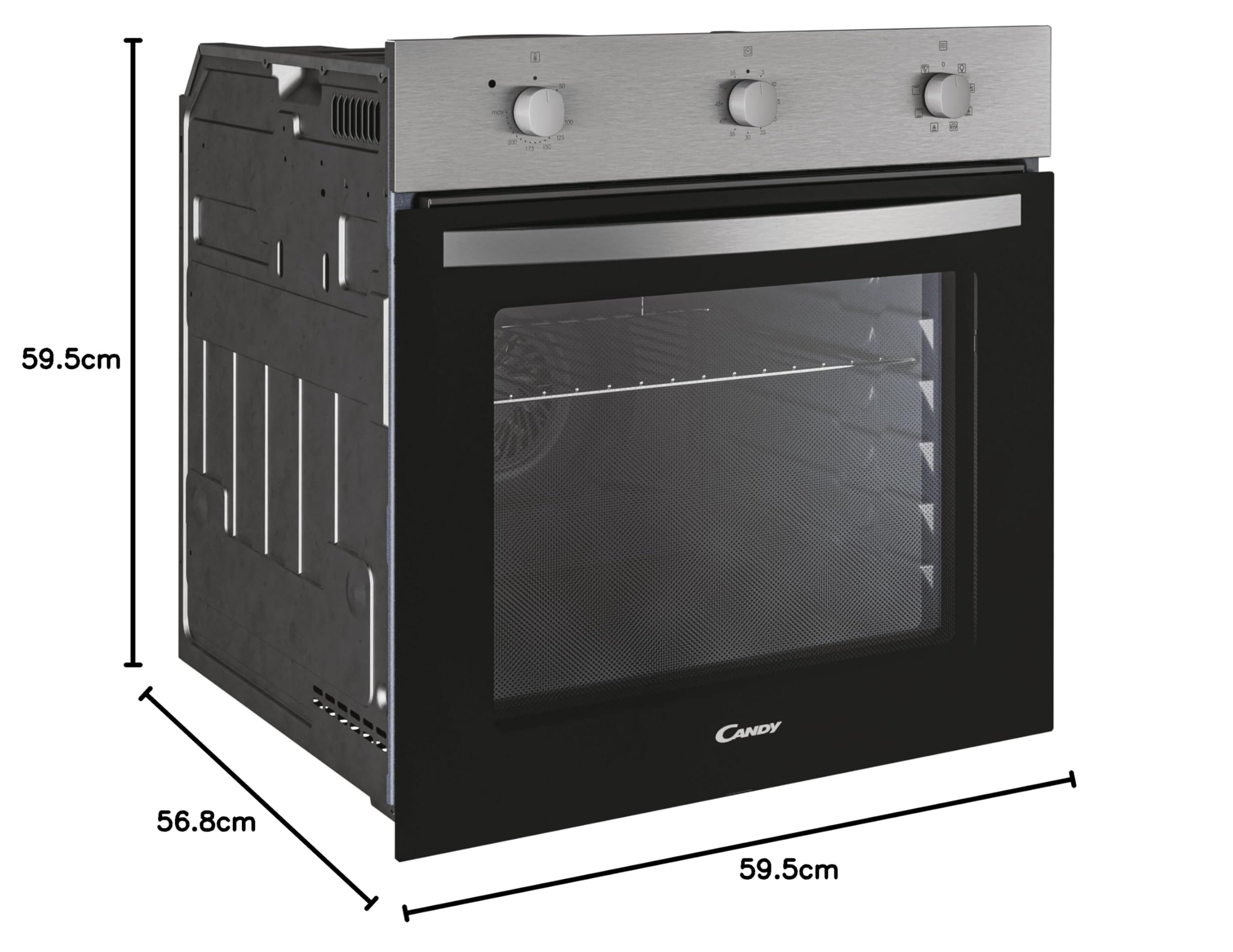 Forno Elettrico Ventilato 65 Litri Classe A+ Inox - FIDCX602