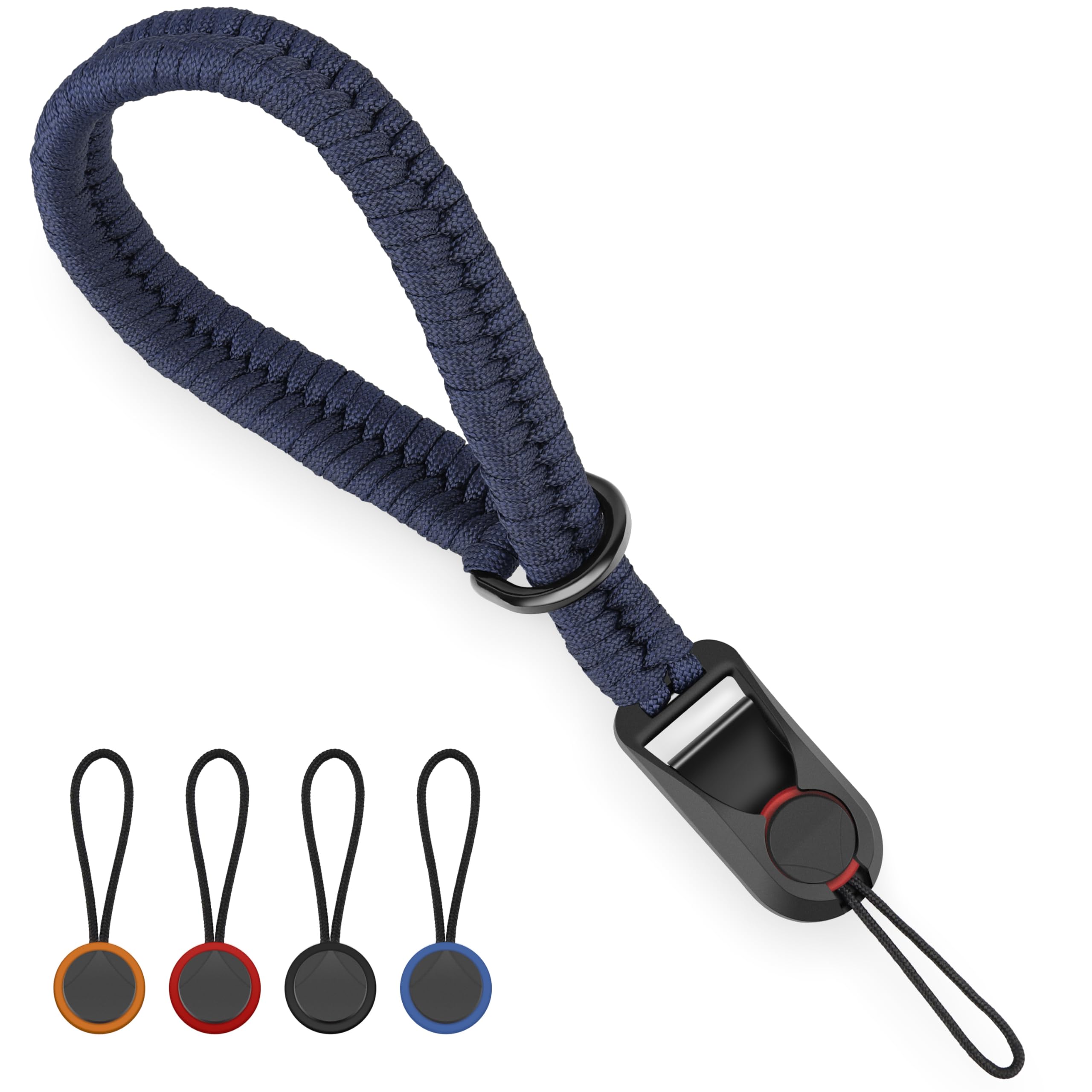 Sunya Unisex Blue Lpd Camera Wrist Strap For Photographers With Quick Release Buckle Paracord Rope Camera Hand Strap Compatible For Dslr Or Mirrorless Camera