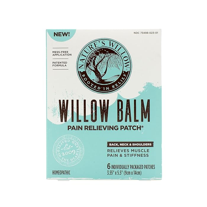 Buy Nature's Willow Natural Pain Relieving Patch for Muscle Pain