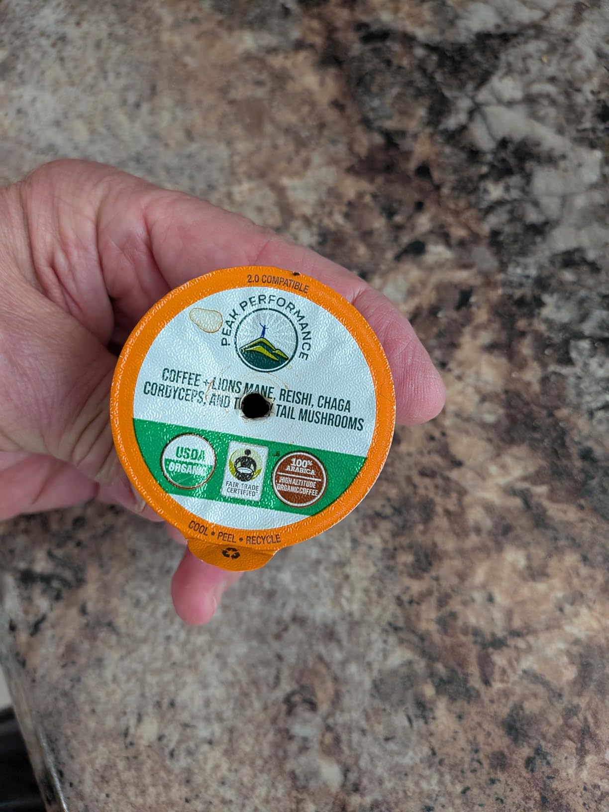 Peak Performance Organic Mushroom Coffee Pods