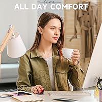 Vista 2 de Memzuoix - Ratón inalámbrico ergonómico, óptico 2.4G, inalámbrico, 800/1200/1600 DPI, ratón vertical para computadora, portátil, Mac, PC, escritorio