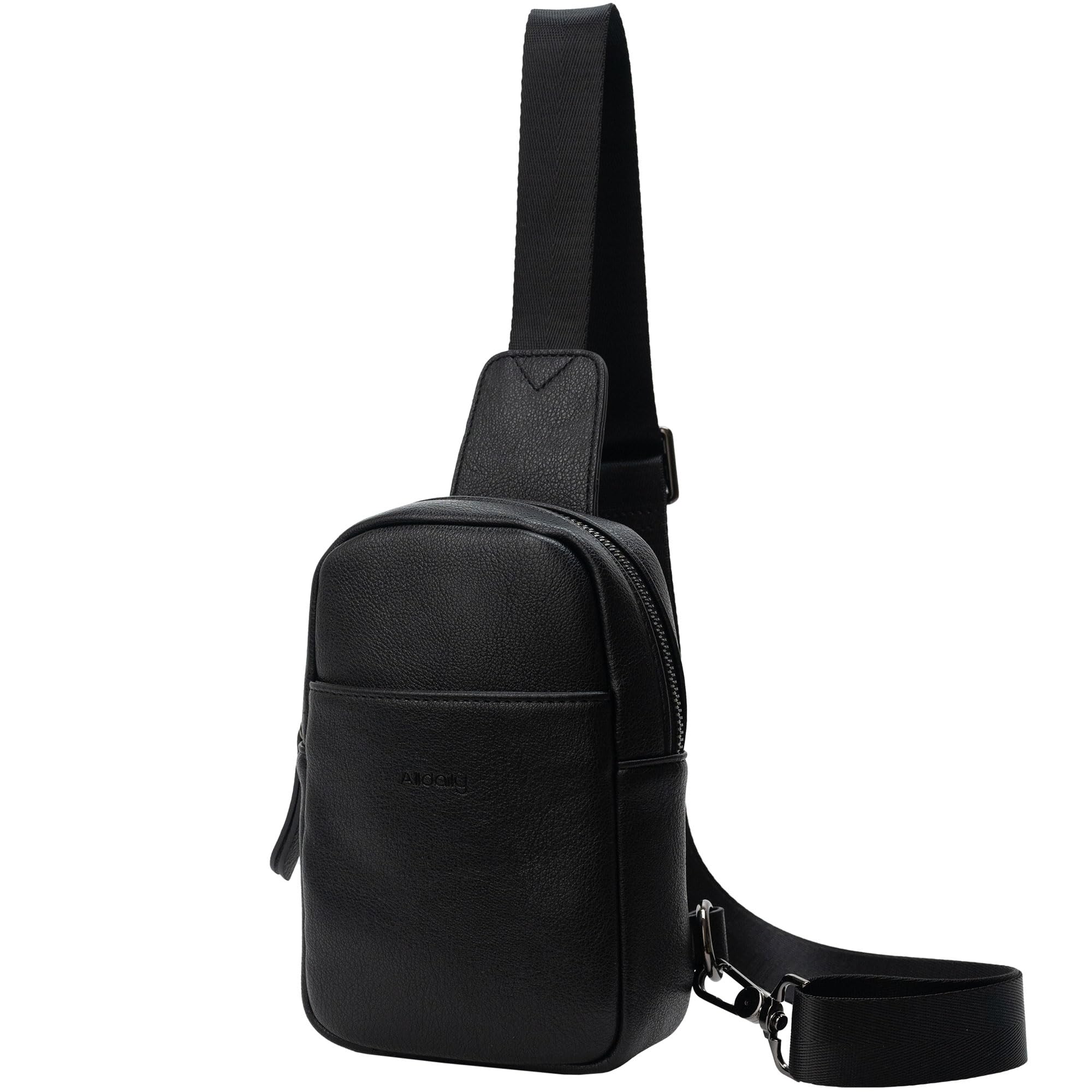 Alldaily Small Sling Bag for Women Crossbody Purse Leather Fashionable Trendy Chest Bag for Travel, Fanny Pack
