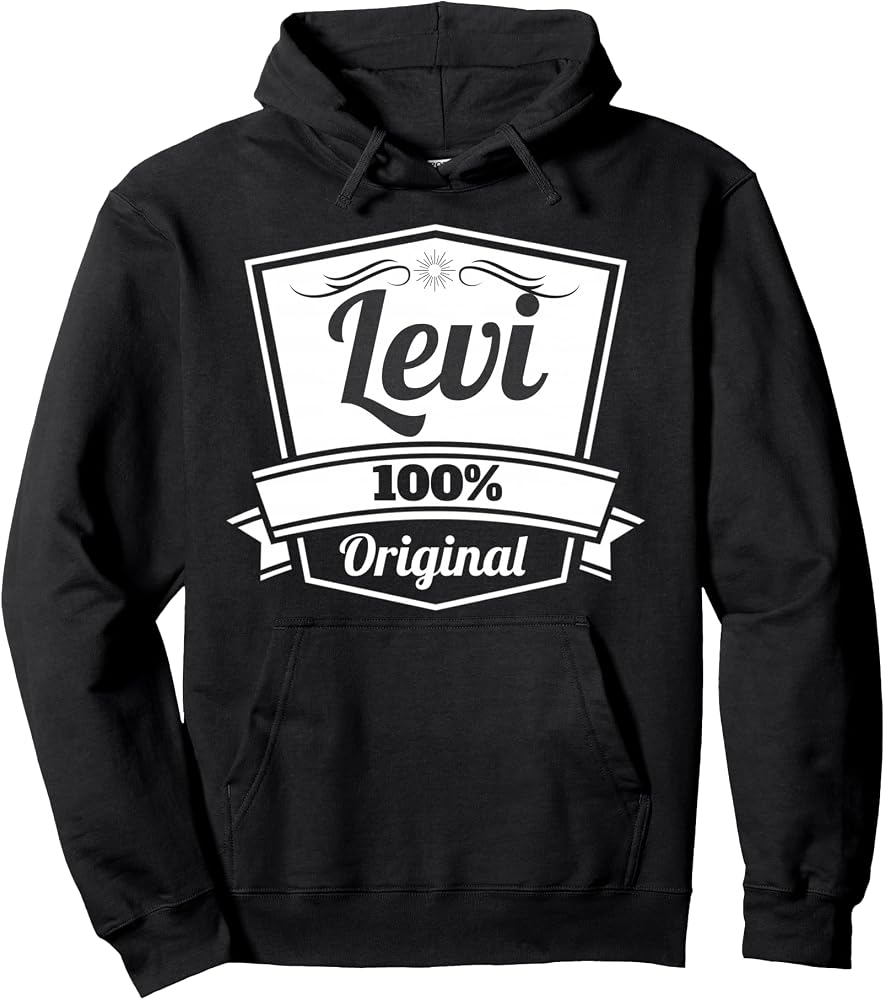 Levi Gift/Levi Personalized Name Birthday Pullover Hoodie
