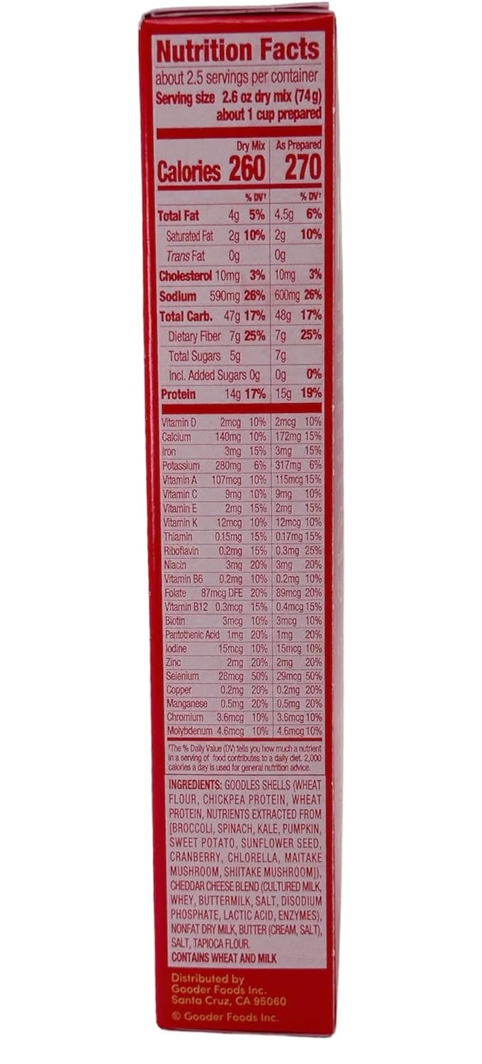 Privé Goodles Variety pack - Pack of 4 - Shella Good and Cheddy Mac 6.0 oz