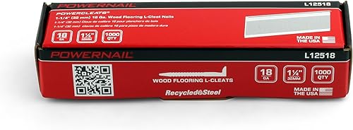 Miniatura 21 de Powernail L15018 - Clavos de tacos en L de calibre 18 de 1-1/2 pulgadas de longitud (caja de 1000 ct)