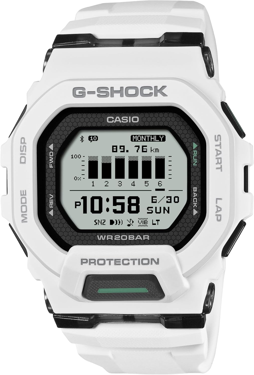 Casio G-Shock Move Step Tracker White Resin Digital MIP