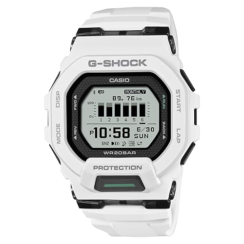 G-Shock Move Step Tracker White Resin Digital MIP Watch GBD200-7
