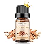 Sedbuwza Sandalwood Essential Oil, Pure Organic Sandalwood Fragrance Oil for Diffuser, Humidifier, Soap, Candle, Perfume