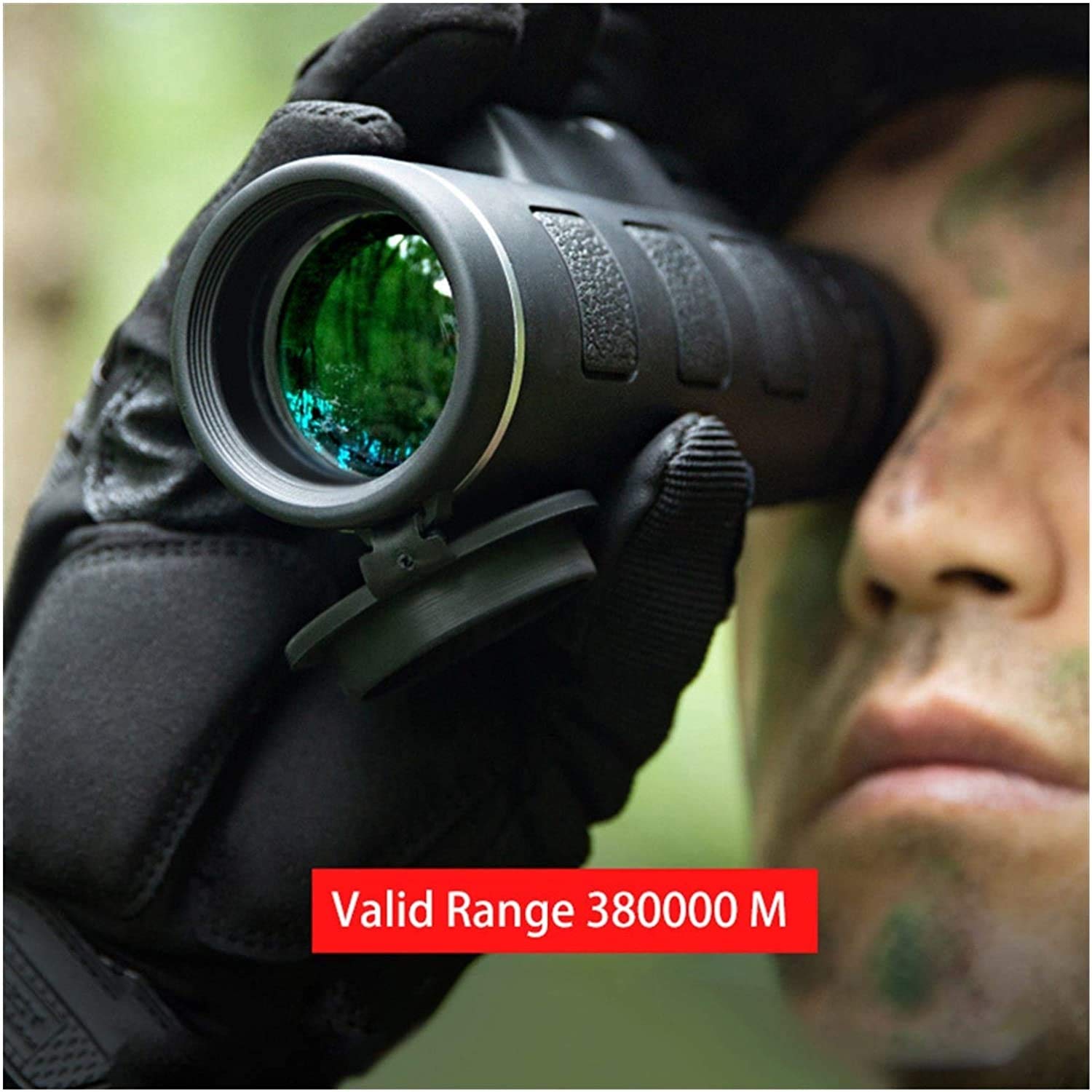 Tragbares Monokular, Monokular 40X60 Zoom Monokular, klares und schwaches Taschenteleskop mit Halterung für Camping für Erwachsene, Vogelbeobachtung,