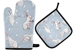 Savor the Joy of Baking with Delightful Easter-Themed Oven Mitts and Potholders