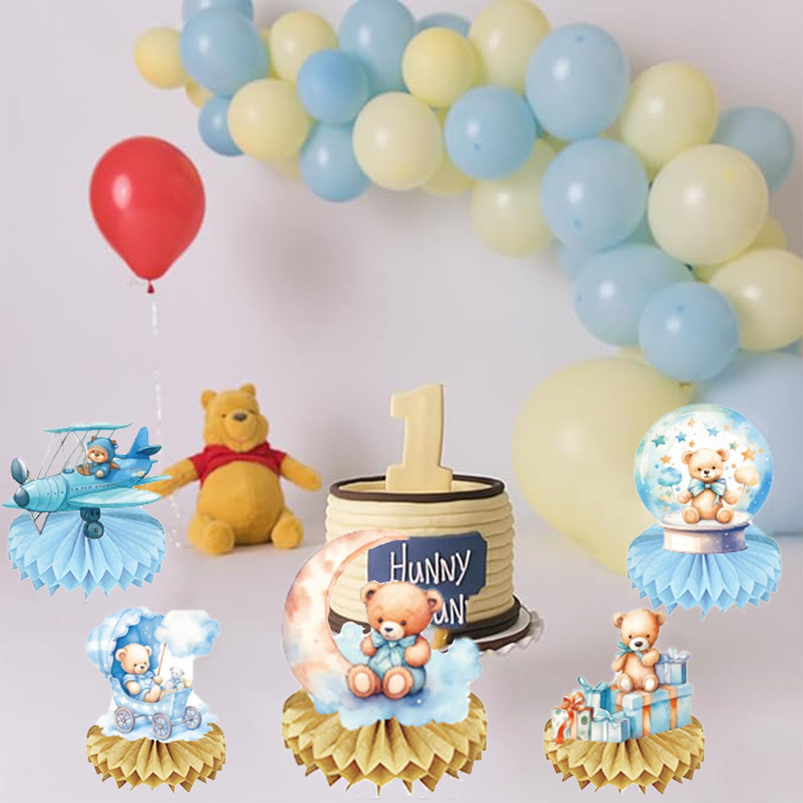 Decorazioni Compleanno Bambini Safari Decorazioni Centrotavola A Nido D'ape Tema Safari - Animali Della Giungla, Per Feste Bambini, Baby Shower, Compleanni Decorazione Festa Animali Giungla