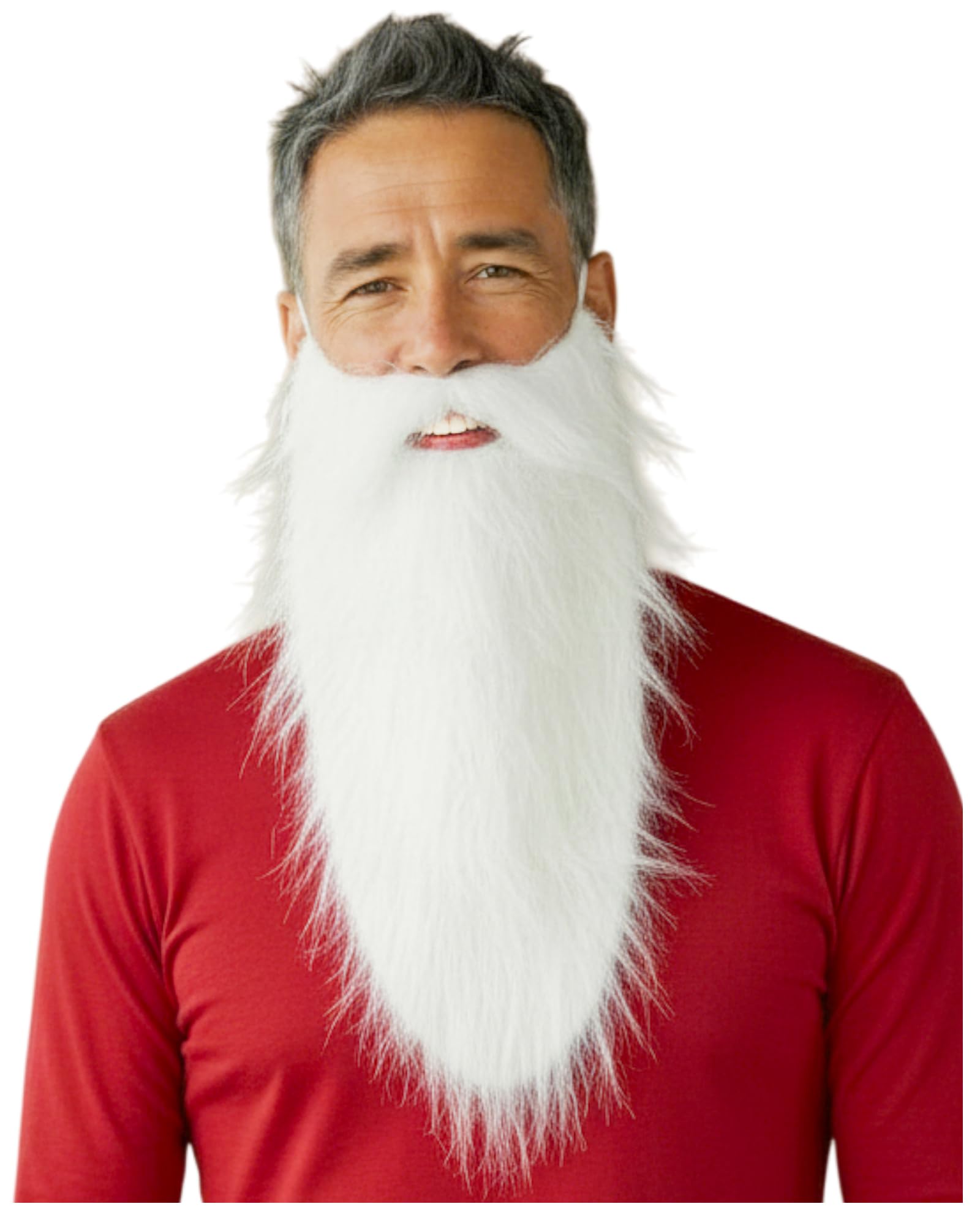 Long White Wizard Gnome Dwarf Costume Beard Gnome Dwarf Wizard Beard - One Size