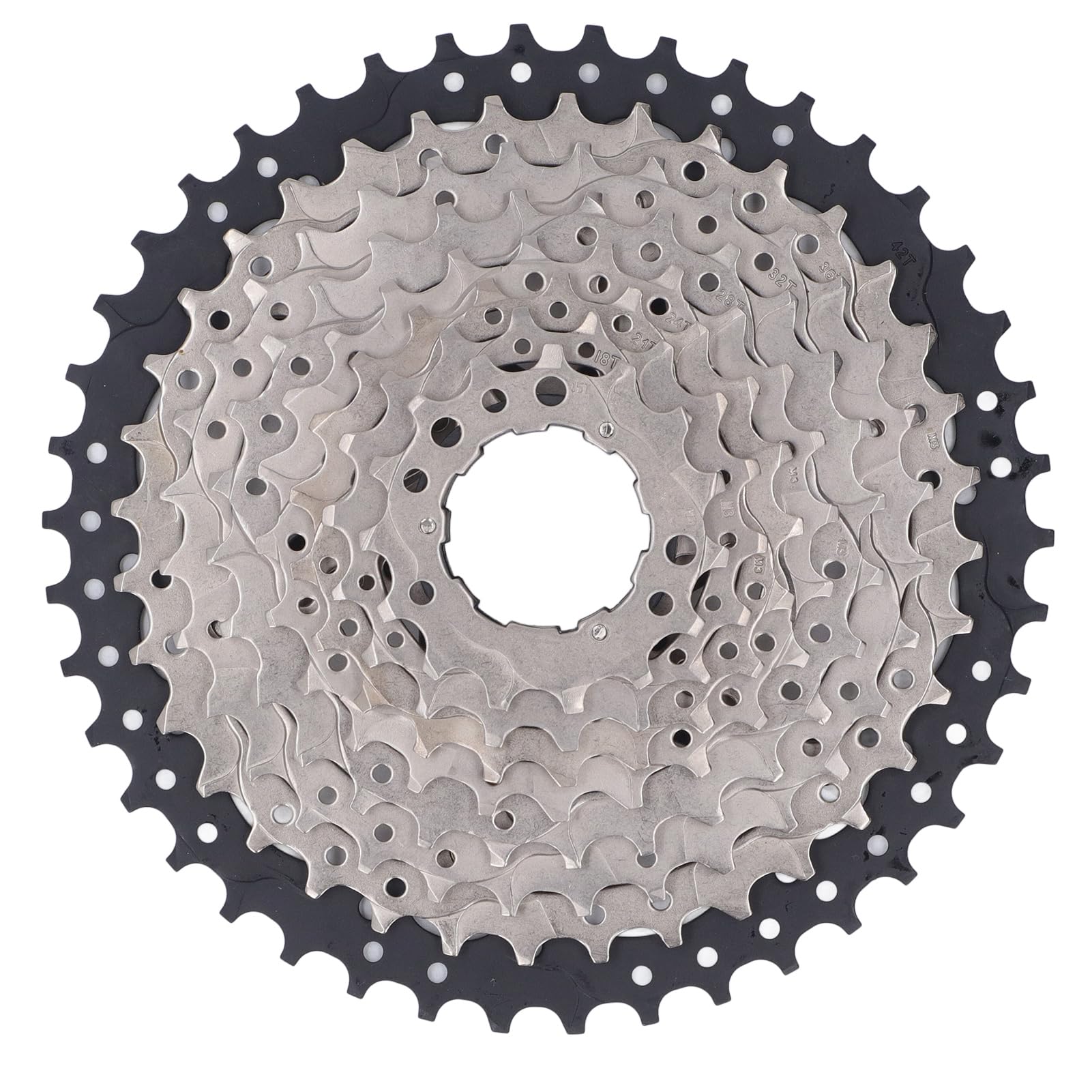 10-biegowy Zestaw Grup Rowerowych Zestaw Przerzutek ze Stopu Aluminium Koło Zamachowe 32T 34T 36T Korba Przerzutka łańcuchów 36T do Aktualizacji Roweru Górskiego Dojazdy do Pracy na Szlaku