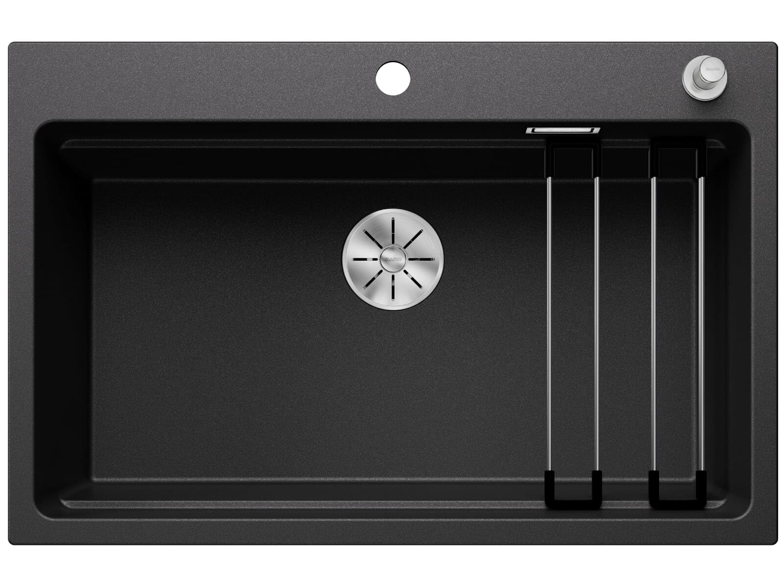BLANCO ETAGON 8 – Évier de Cuisine en Granit pour Meubles Bas de 80 cm de Large – SILGRANIT – Gris – 525177