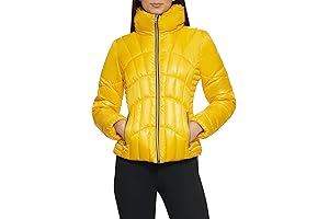 Women's Midweight Yellow Puffer Jacket