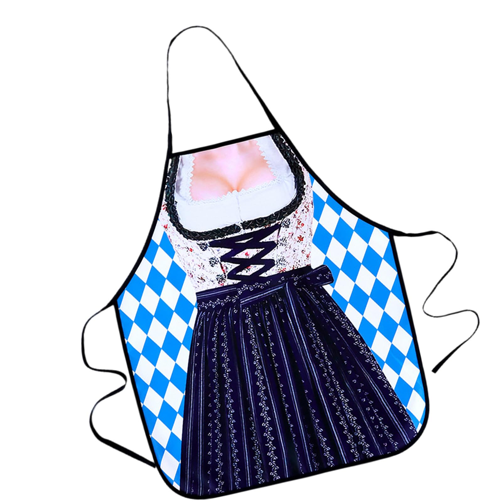 Tsophreniq Kitchen Apron for Women Long Sleeve Protective Polyester Household Cooking Baking Multi Purpose Household Apron