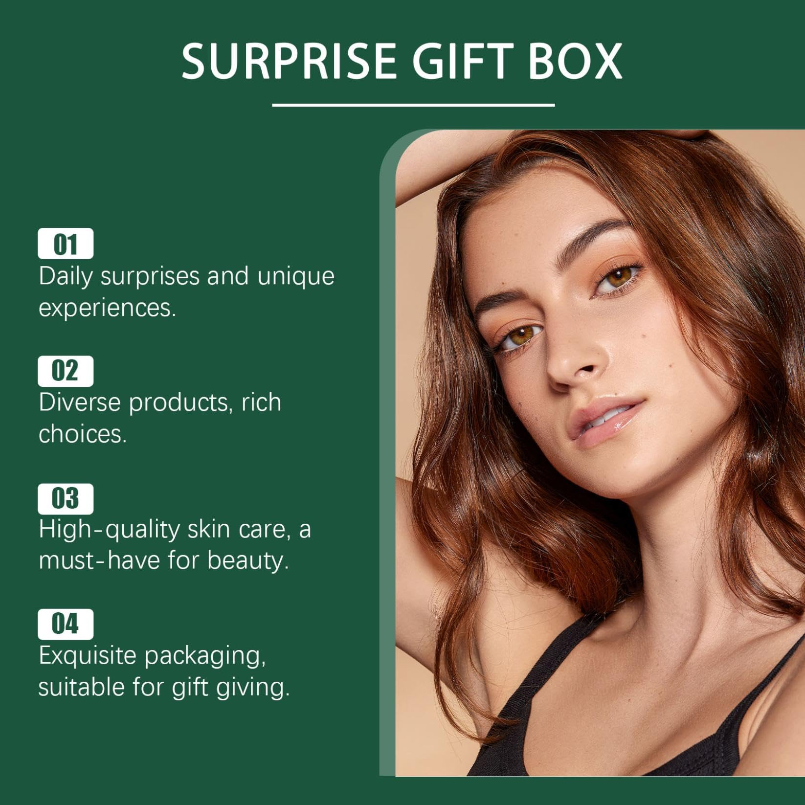 Calendario de adviento de belleza 2025, 24 días de maquillaje y sorpresas cosméticas para Navidad, productos de cuidado de la piel, calendario de Navidad, cuidado de la piel y maquillaje calendario de