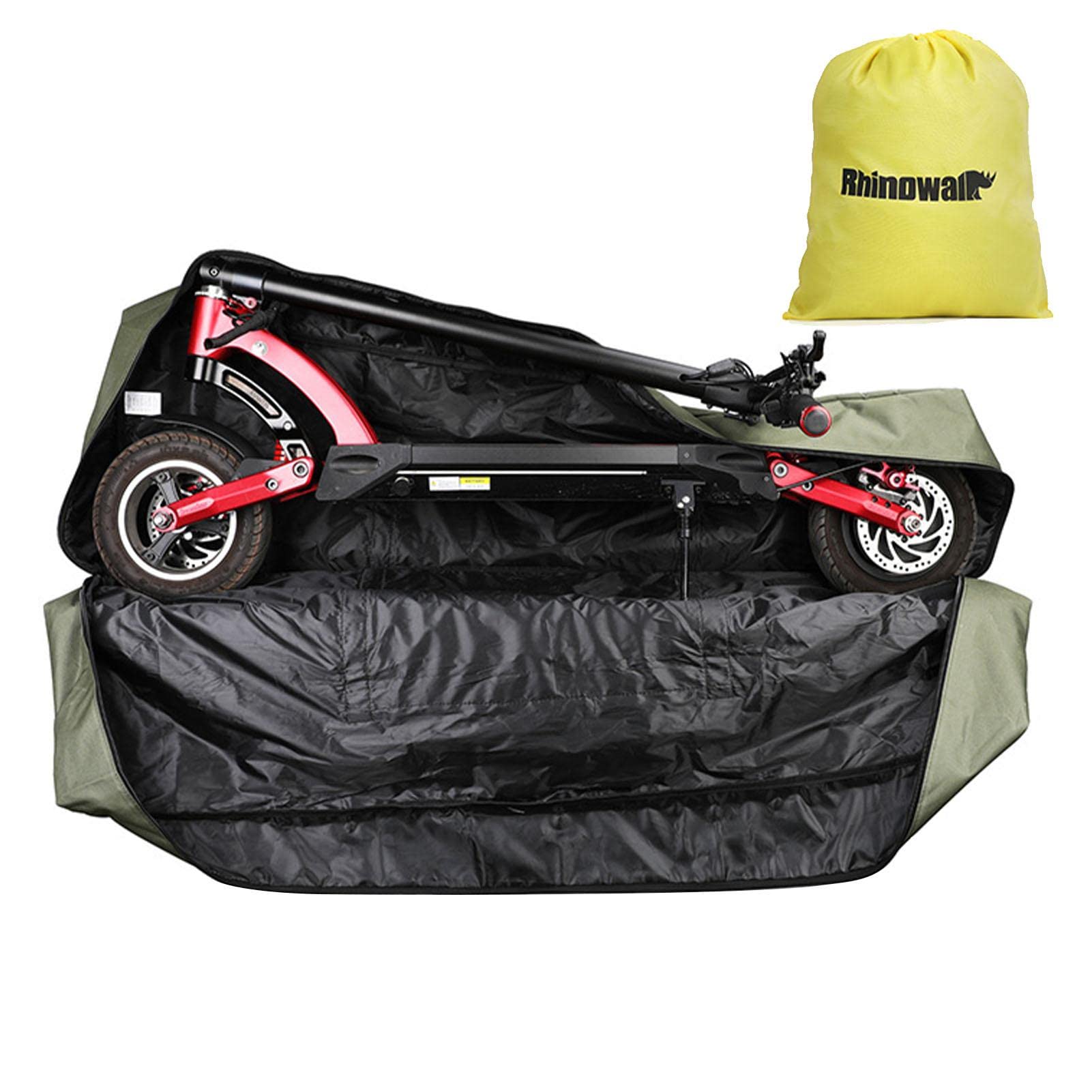 A/R Sac de transport pour scooter électrique, sac de transport portable pour scooter, 120 x 22 x 41 cm, sac universel pour scooter électrique, étanche et résistant à l'abrasion
