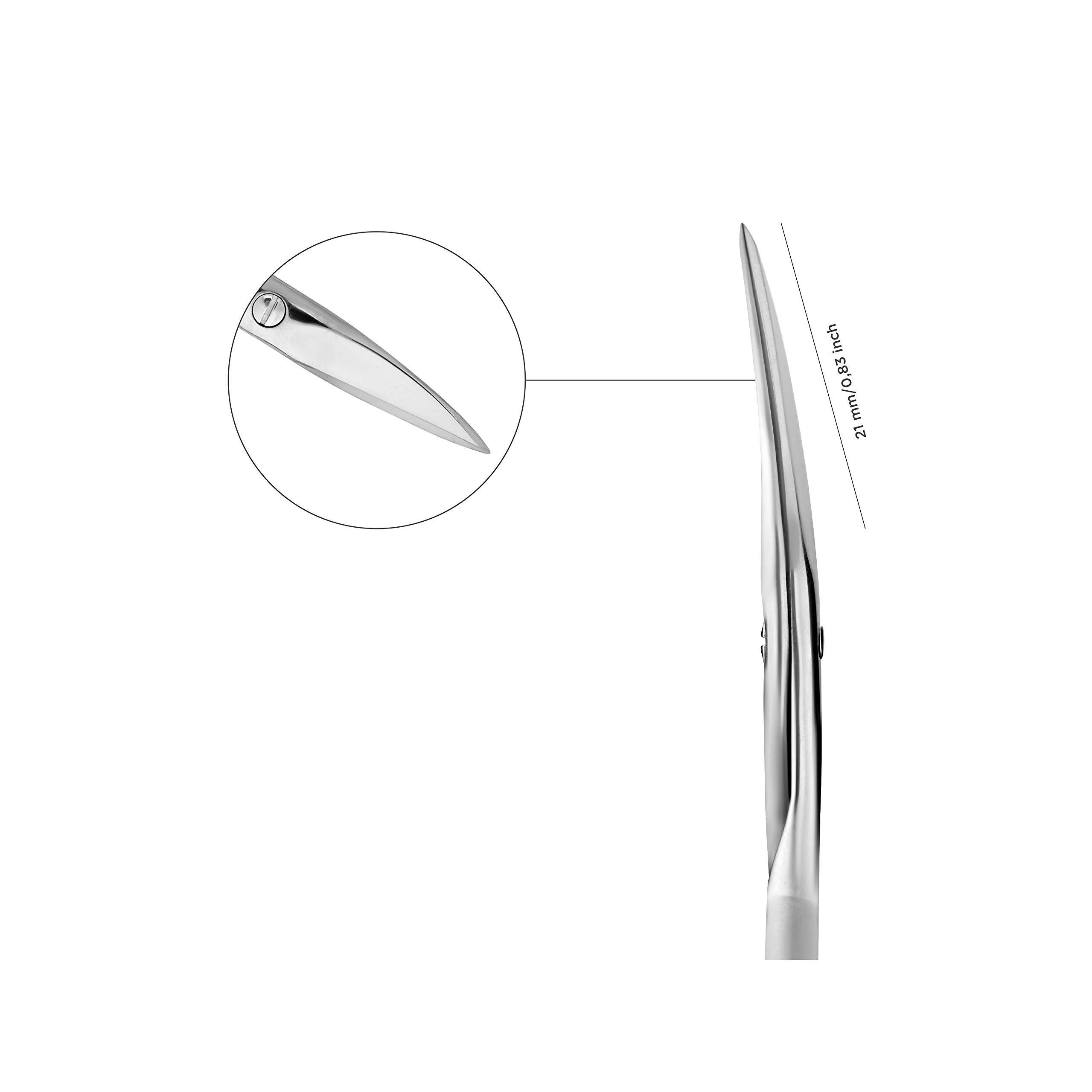 STALEKS Beauty&Care Nail Scissors 10 Type 2 (21 mm), Silver - Image 3