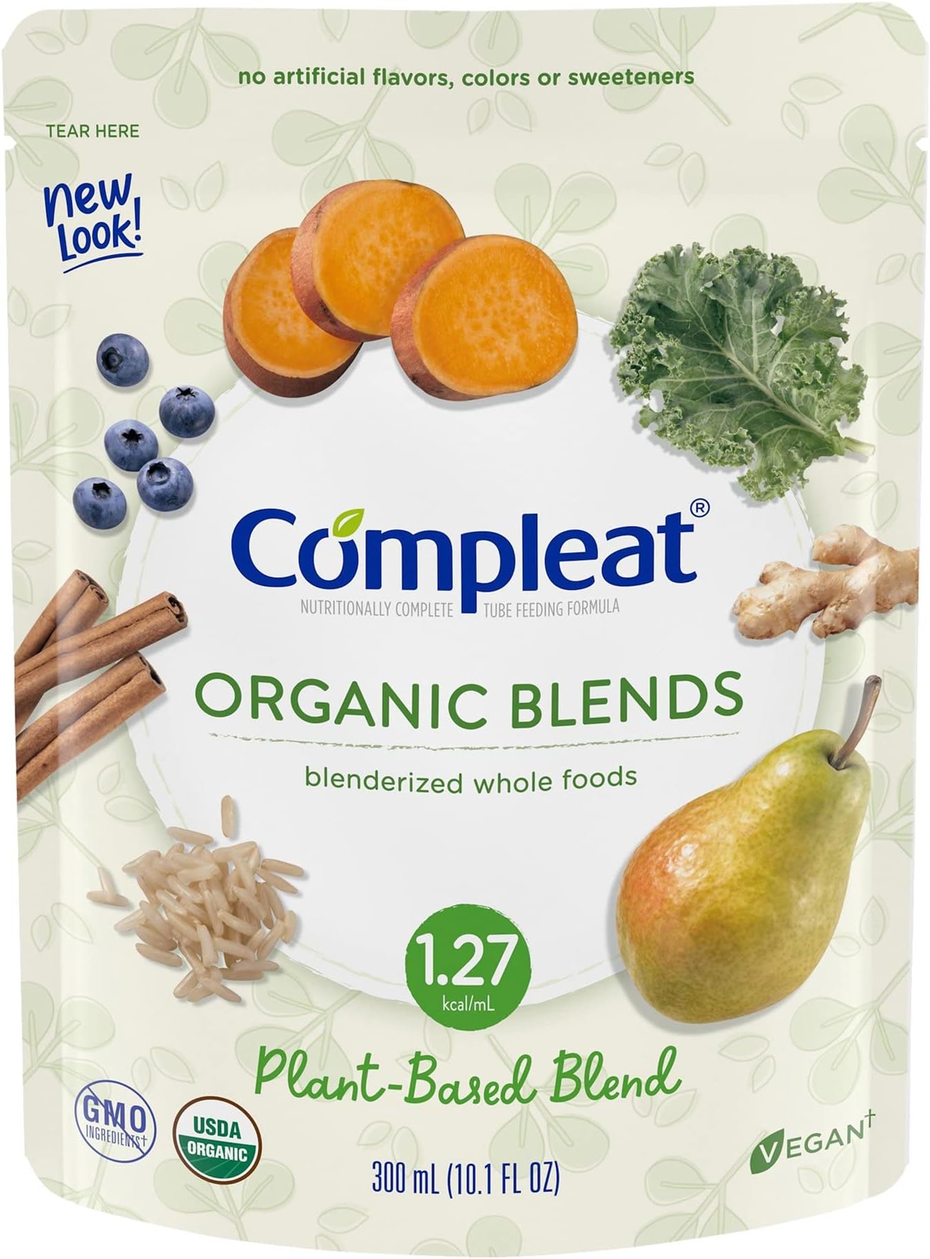 Compleat Organic Blends Plant Based, 10.1 fl oz Pouch, 24