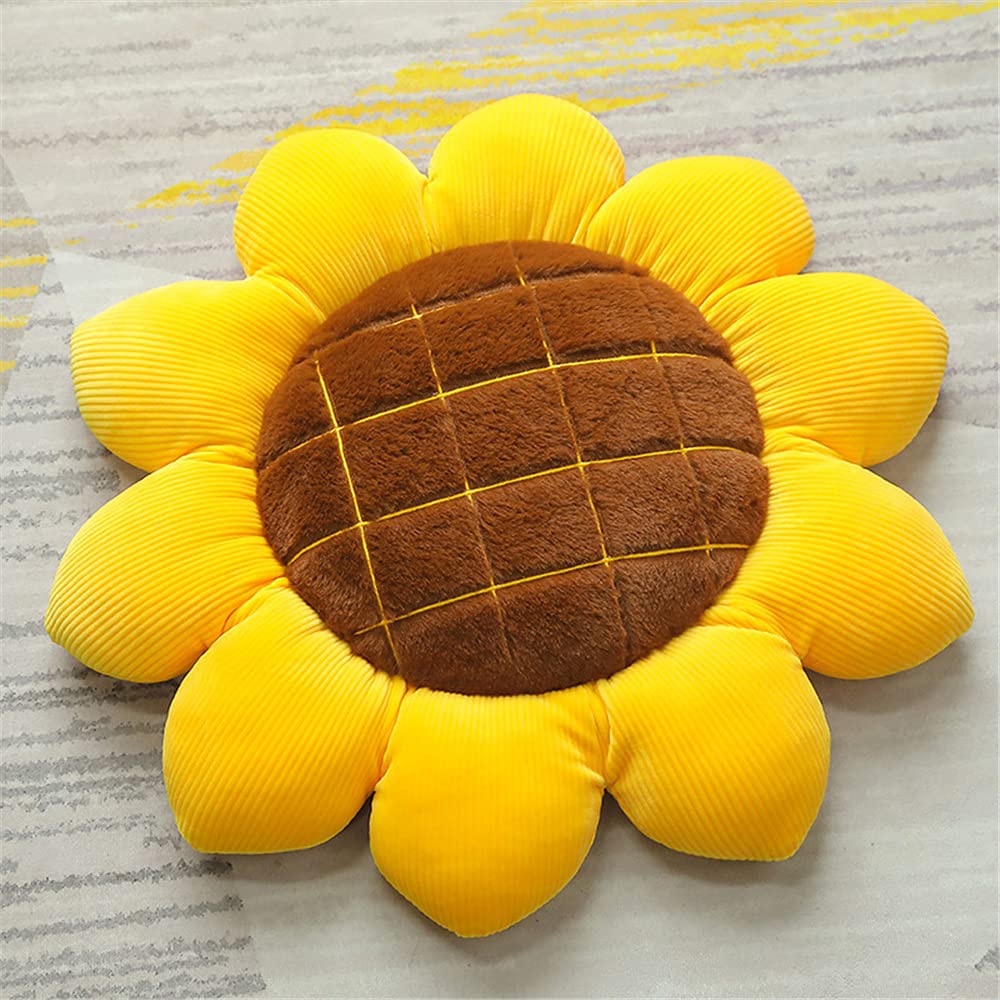 Cuscino Floreale A Forma Di Fiore, 30x30 Cm (12 Pollici), Morbido In Peluche Con Imbottitura In PP, Per Divano, Letto, Sedia, Decorativo, Colore Bianco - 3