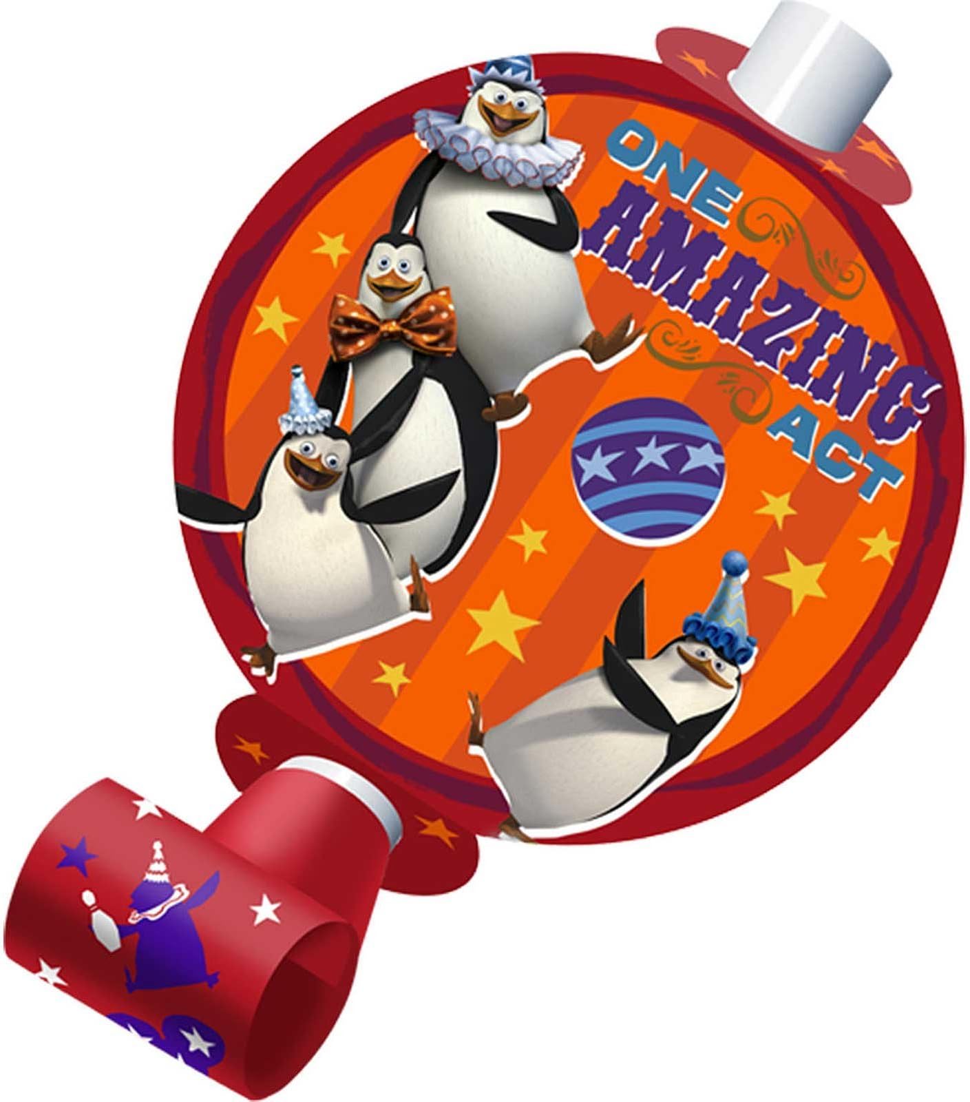 Madagascar 3 Blowouts (8) Party Accessory by Hallmark