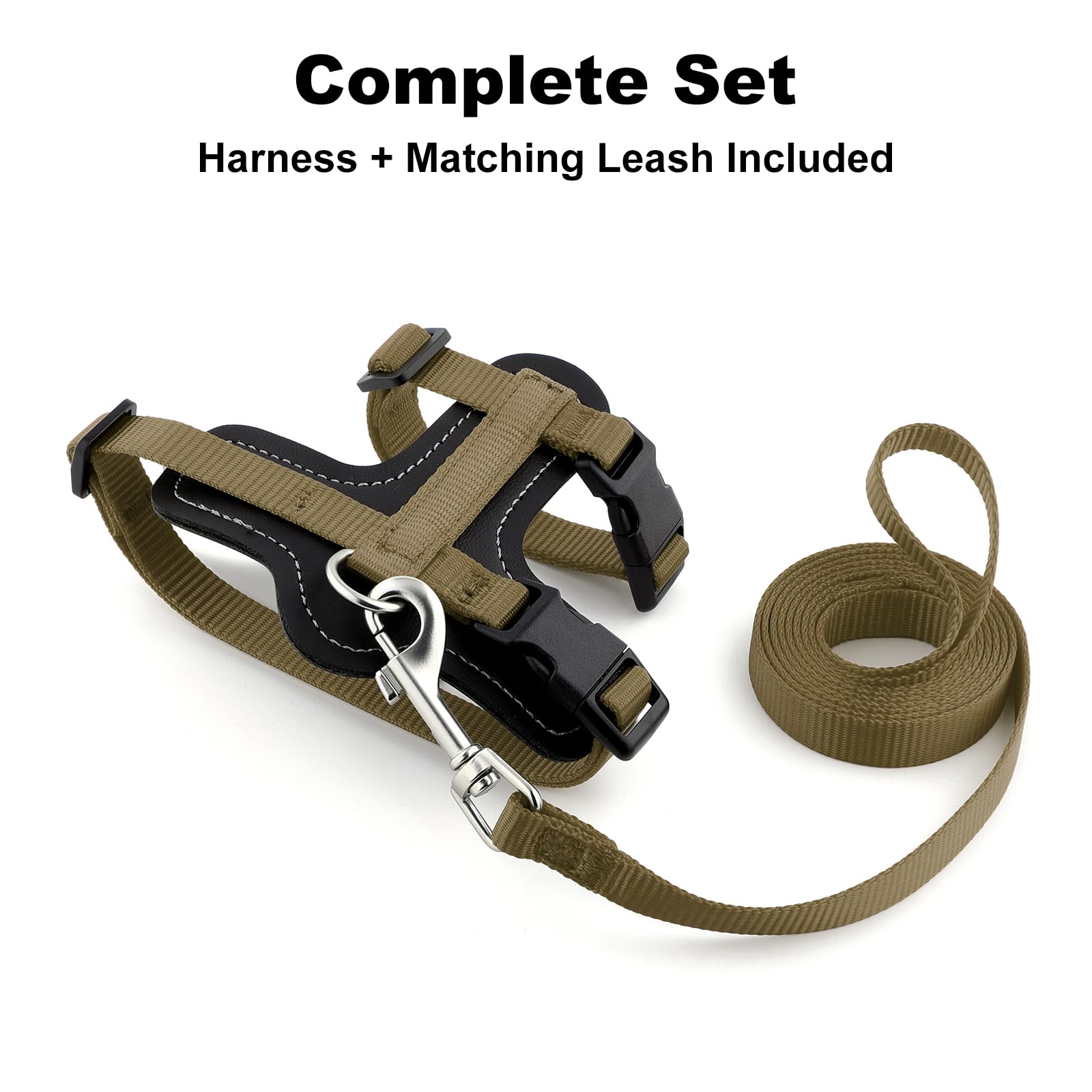Plutus Pet Adjustable Cat Harness and Lead Set, Quick Release - Image 2