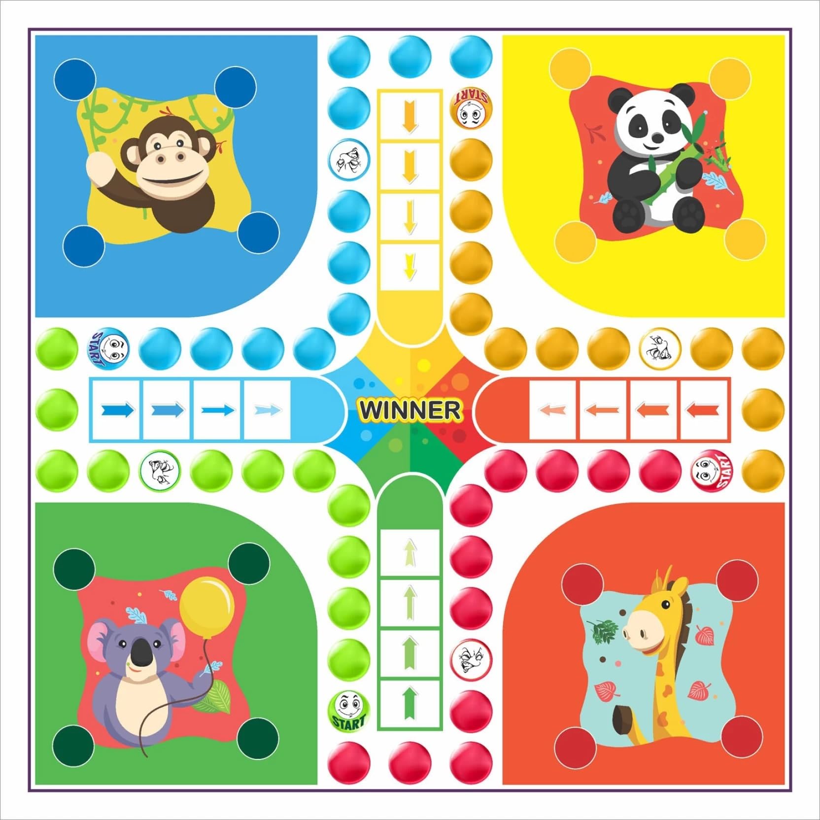 Toys Treasrue Kids Ludo Senior Board Game 15 X 15 Inch- Multicolor Party & Fun Games Board Game | Family Board Games | Board Games for Kids | Toys for Kids (B0D2RS6T89) Amazon Price History, Amazon Price Tracker