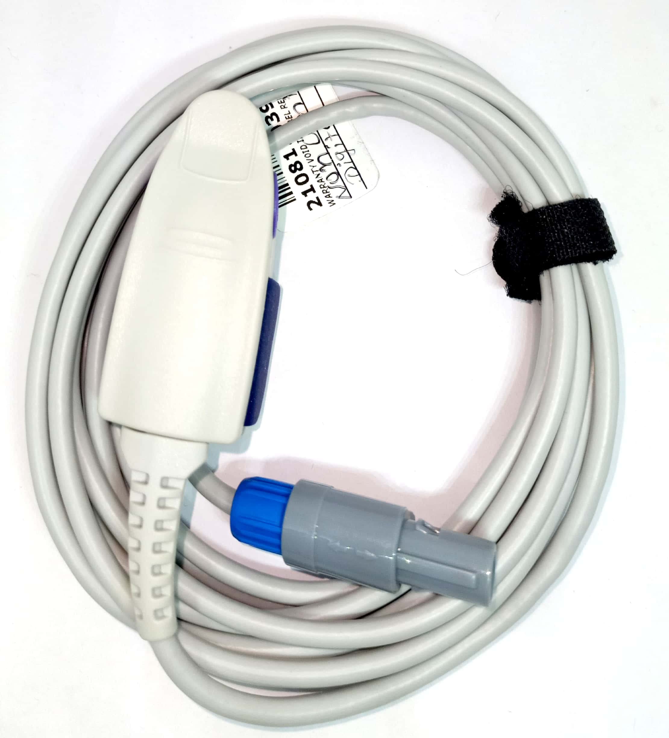 DHIPL- NON CONTEC 6 PIN 0 DG DIGITAL ADULT CLIP SPO2 PROBE 3 MTR FOR MULTIPARA AND TABLE TOP MONITORS