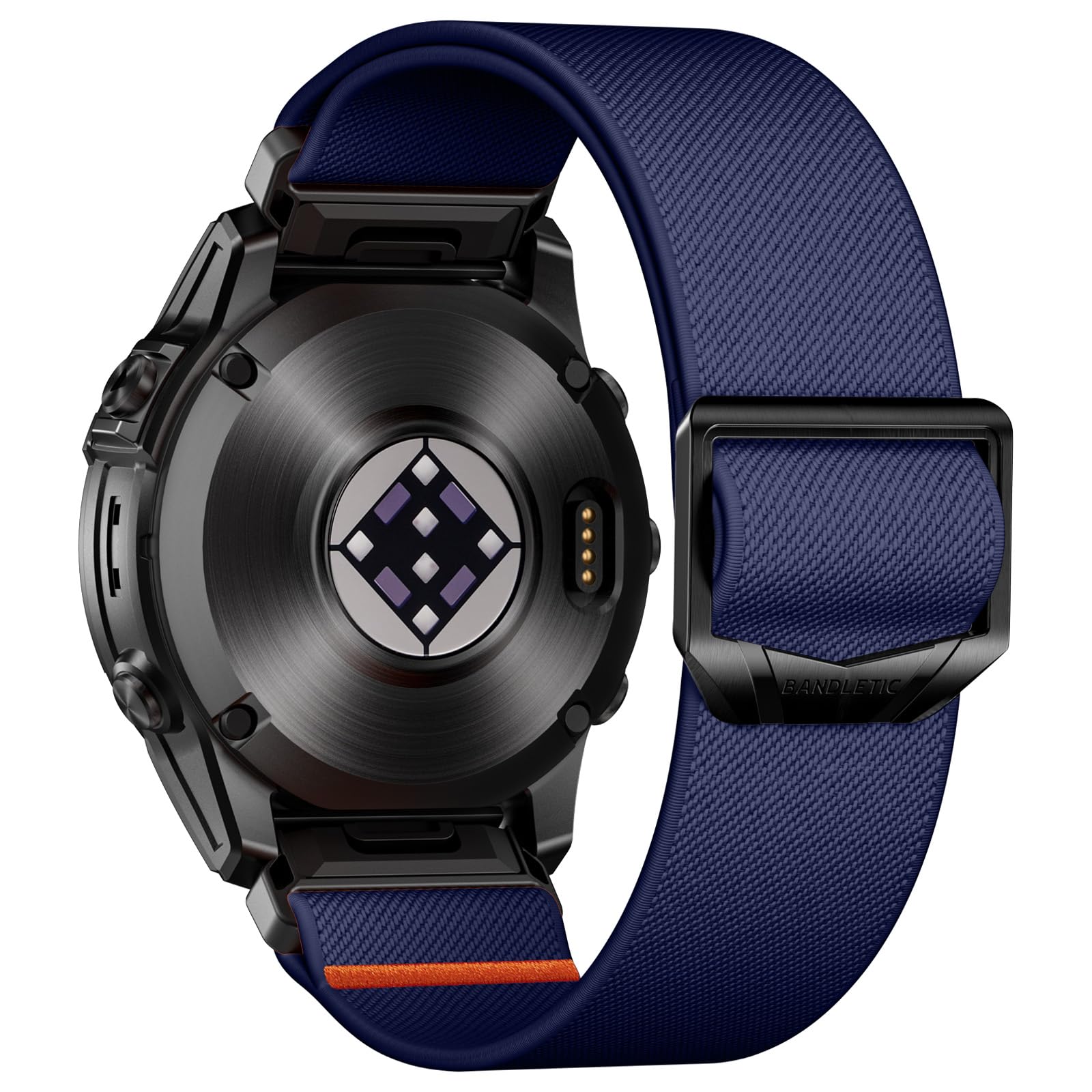 Bandletic Compatible With Garmin Fenix 7/Fenix 7 Pro/Fenix 6 Pro/Fenix 6/Fenix 8/E 47mm/Fenix 5/Fenix 5 Plus/Instinct 2/3/E, QuickFit 22mm Nylon Strap for Forerunner 965/955/Quatix 8/Epix 2 Pro 47mm